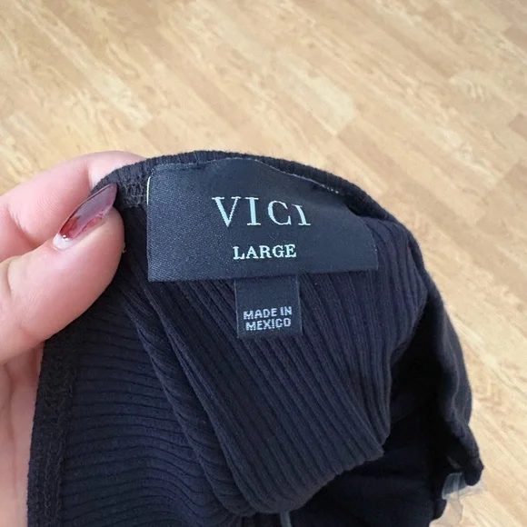 NWOT VICI Elegant Black Halter Bodysuit - Picture 5 of 5